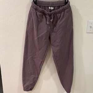 Set joggers, sweats, size Small. somewhere between brown and light purple color
